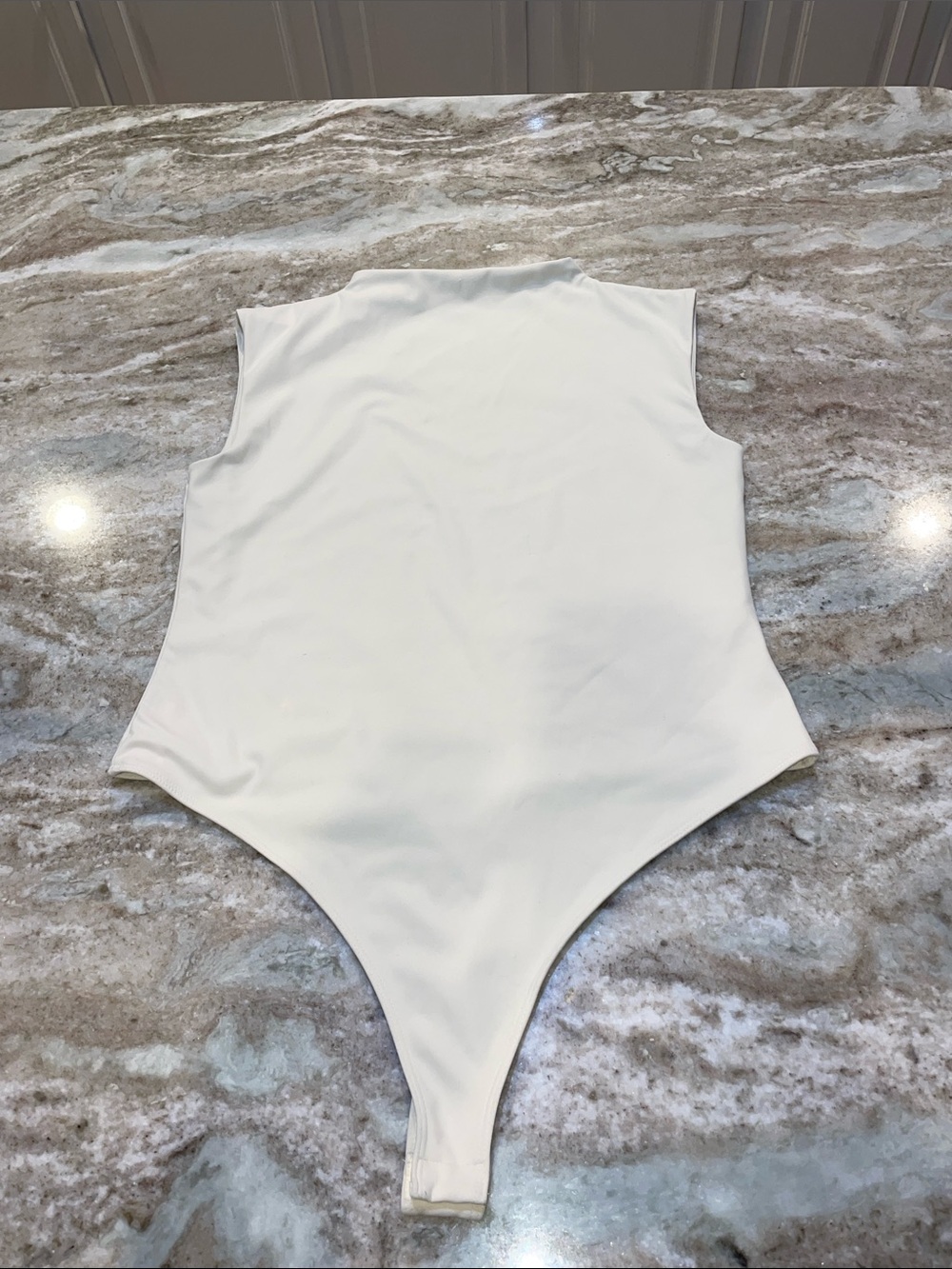 Open Edit, funnel neck, double layer bodysuit